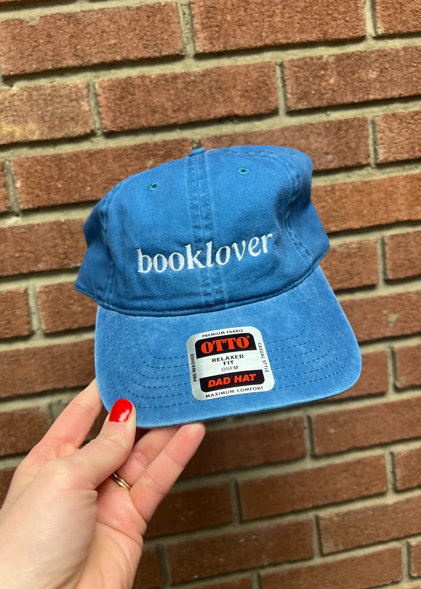 book lover denim hat